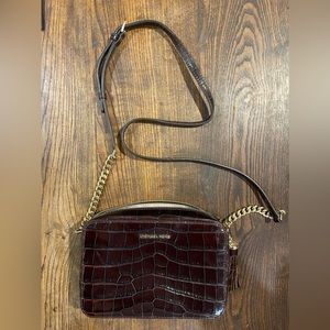 Michael Kors alligator print crossbody